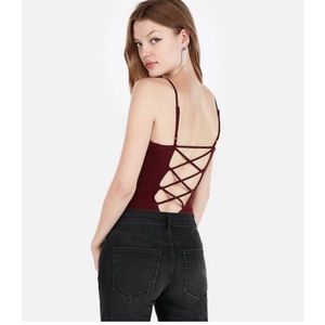 Stappy bodysuit with low back